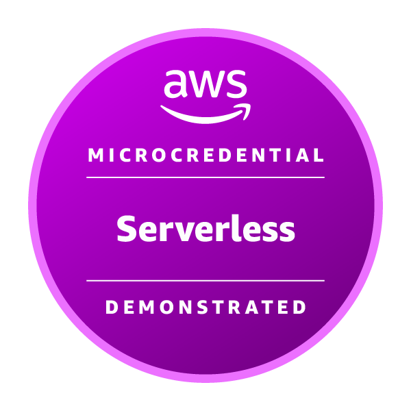 AWS Microcredential Serverless Demonstrated